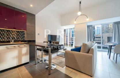 Apartment - Studio - 1 Bathroom for rent in Cayan Tower - Dubai Marina - Dubai