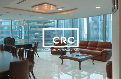 Office Space - Studio - 1 Bathroom for rent in The Binary Tower - Business Bay - Dubai
