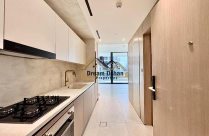 Apartment - Studio - 1 for rent in Binghatti Ghost - Dubai Healthcare City 2 - Al Jaddaf - Dubai