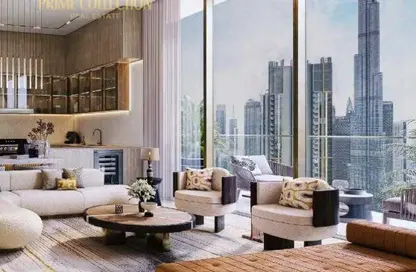 شقة - 4 غرف نوم - 6 حمامات للبيع في اكسكوزيت ليفينج ريزيدنسز - برج خليفة - وسط مدينة دبي - دبي