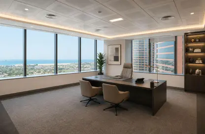 Business Centre - Studio - 3 Bathrooms for rent in Al Salam Tower - Dubai Media City - Dubai