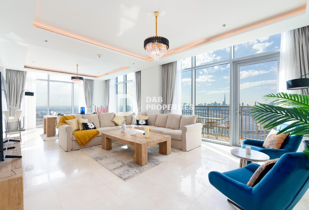 Luxury Penthouse | Burj Views | 3 Bed + Maid Room photo 6