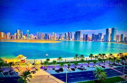 Apartment - 3 Bedrooms - 3 Bathrooms for rent in Al Khan Corniche - Al Khan - Sharjah