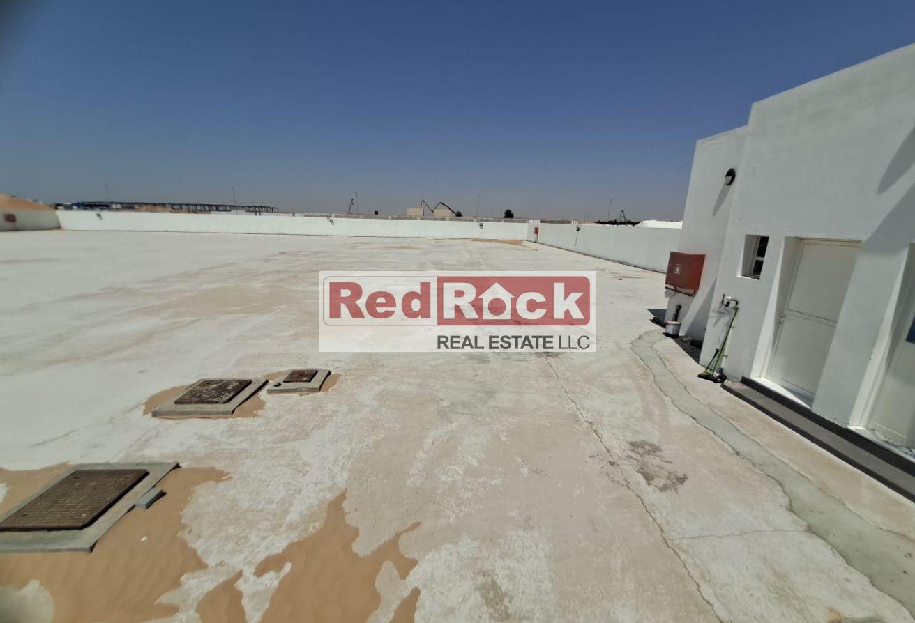 Road Facing 33000 Sqft Warehouse with 25 KW