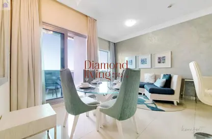 شقة - غرفة نوم - 2 حمامات للايجار في ذا سيجنتشر - برج خليفة - وسط مدينة دبي - دبي