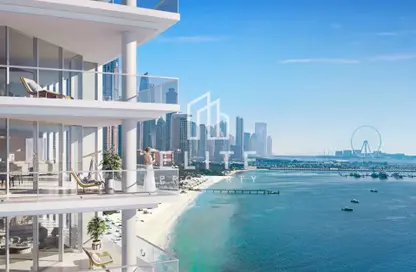 شقة - غرفة نوم - 2 حمامات للبيع في أبراج بالم بيتش 2 - أبراج بالم بيتش - نخلة جميرا - دبي