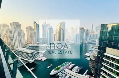Apartment - 2 Bedrooms - 3 Bathrooms for rent in Silverene Tower A - Silverene - Dubai Marina - Dubai