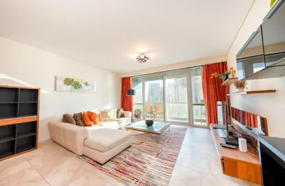 Apartment - 2 Bedrooms - 2 Bathrooms for rent in Al Fattan Marine Towers - Jumeirah Beach Residence - Dubai