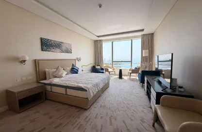 Apartment - 1 Bathroom for rent in The Palm Tower - Palm Jumeirah - Dubai