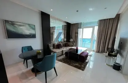 شقة - غرفة نوم - 2 حمامات للايجار في برج أبر كريست - وسط مدينة دبي - دبي