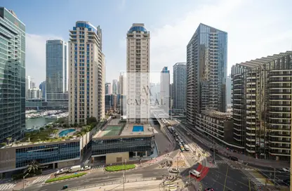 شقة - غرفة نوم - 2 حمامات للايجار في أمواج 4 - أمواج - جميرا بيتش ريزيدنس - دبي