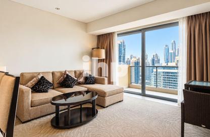 Apartment - 1 - 1 for rent in Dubai Marina Mall Hotel - Dubai Marina - Dubai