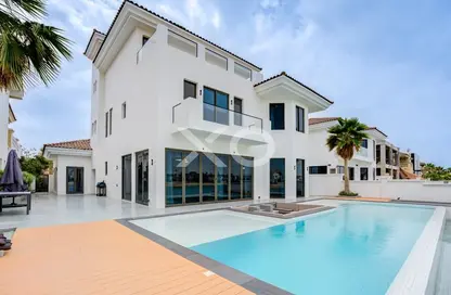 Villa - 5 Bedrooms - 6 Bathrooms for rent in Garden Homes Frond M - Garden Homes - Palm Jumeirah - Dubai