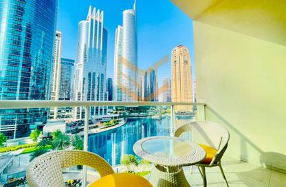 Apartment - Studio - 1 Bathroom for rent in Lake View Tower - JLT Cluster B - Jumeirah Lake Towers - Dubai