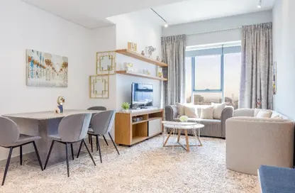 شقة - غرفة نوم - 1 حمام للايجار في برج بلو ويفز - مجمع دبي ريزيدنس - دبي لاند - دبي