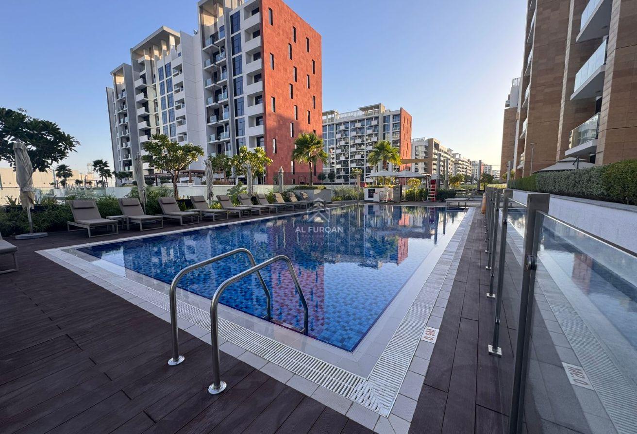 Studio Semi-Furnished | For Rent | Azizi Riviera photo 9