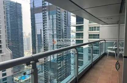 شقة - غرفة نوم - 2 حمامات للايجار في برج الأميرة - دبي مارينا - دبي