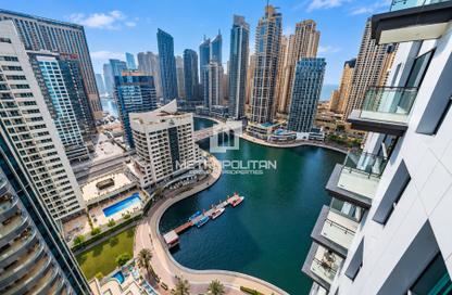 Apartment - 2 - 3 for rent in LIV Waterside - Dubai Marina - Dubai