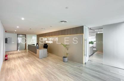 Office Space - Studio - 1 Bathroom for rent in Marina Plaza - Dubai Marina - Dubai
