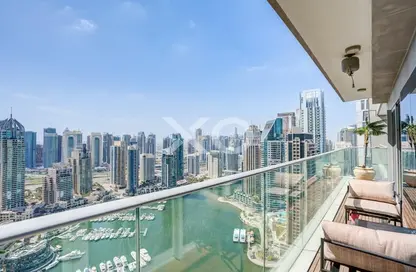 Apartment - 3 Bedrooms - 4 Bathrooms for sale in Damac Heights - Dubai Marina - Dubai