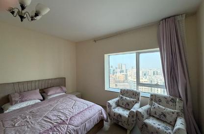 Apartment - 1 - 2 for rent in Al Taawoon Tower 1 - Al Taawoon Towers - Al Khan - Sharjah