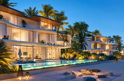 Villa - 5 - 7 for sale in Beach Collection Frond F - Beach Collection - Palm Jebel Ali - Dubai
