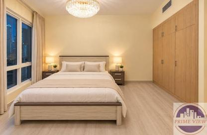 Apartment - 1 - 2 for rent in Lake Point Tower - JLT Cluster N - Jumeirah Lake Towers - Dubai
