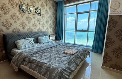 Apartment - 2 Bedrooms - 2 Bathrooms for rent in Ajman Corniche Residences - Ajman Corniche Road - Ajman