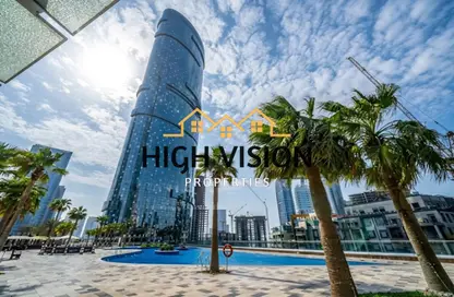 Apartment - 1 Bedroom - 2 Bathrooms for rent in Sun Tower - Shams Abu Dhabi - Al Reem Island - Abu Dhabi