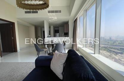 Apartment - 1 Bedroom - 2 Bathrooms for rent in Palm View - Dubai Media City - Dubai