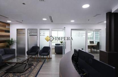 Office Space - Studio - 1 Bathroom for rent in Millennium Executive Tower - Sheikh Zayed Road - Dubai