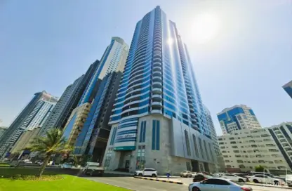 Apartment - Studio - 1 Bathroom for rent in Blue Tower - Al Majaz 3 - Al Majaz - Sharjah
