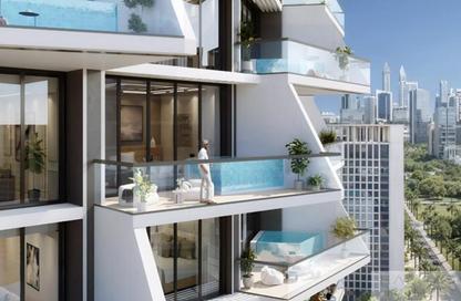 Apartment - 1 - 1 for sale in Binghatti Grove - District 17 - Jumeirah Village Circle - Dubai