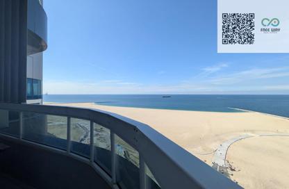 Apartment - 1 Bedroom - 2 Bathrooms for rent in Ajman Corniche Residences - Ajman Corniche Road - Ajman