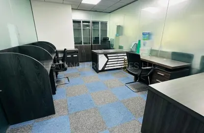 Business Centre - Studio - 3 Bathrooms for rent in Clover Bay Tower - Business Bay - Dubai