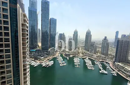 شقة - غرفة نوم - 2 حمامات للايجار في ليف مارينا - دبي مارينا - دبي