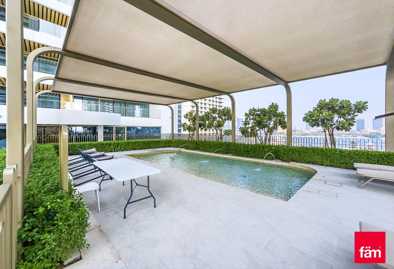 Full Palm Views | Rare Curved Terrace | Brand New photo 21
