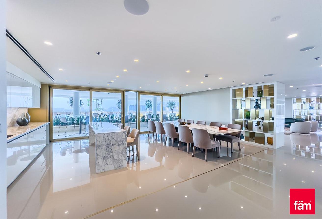 Full Palm Views | Rare Curved Terrace | Brand New photo 23