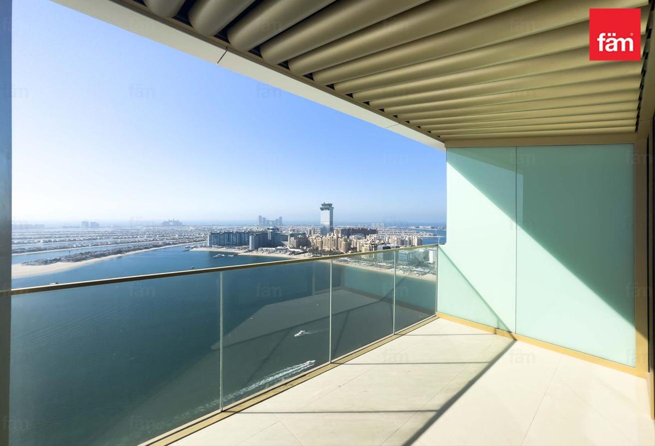 Full Palm Views | Rare Curved Terrace | Brand New photo 11