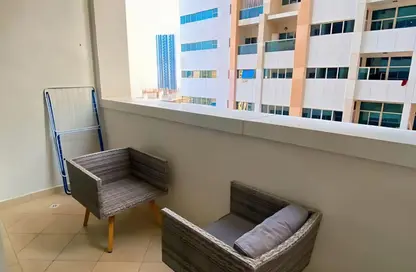 شقة - 2 غرف نوم - 3 حمامات للايجار في أبراج عجمان وان - الصوان - عجمان