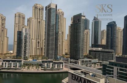 Apartment - 1 Bedroom - 2 Bathrooms for rent in Al Majara 2 - Al Majara Towers - Dubai Marina - Dubai