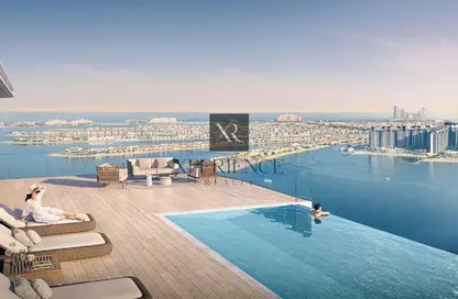 شقة - 2 غرف نوم - 3 حمامات للبيع في برج Seapoint 1 - سي بوينت - إعمار بيتشفرونت - دبي هاربور - دبي