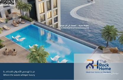 Apartment - 2 Bedrooms - 3 Bathrooms for sale in Mawjan Tower - Ajman Corniche Road - Ajman
