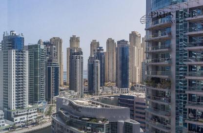 Apartment - Studio - 1 Bathroom for sale in Zumurud Tower - Dubai Marina - Dubai