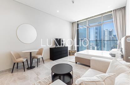 Apartment - Studio - 1 Bathroom for rent in Peninsula Five - Peninsula - Business Bay - Dubai