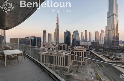 شقة - 3 - 4 للايجار في 1 فندق العنوان-سكاي فيو - أبراج العنوان سكاي فيو - وسط مدينة دبي - دبي