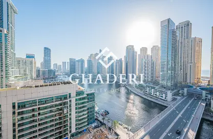 Apartment - 2 Bedrooms - 2 Bathrooms for rent in Silverene Tower A - Silverene - Dubai Marina - Dubai