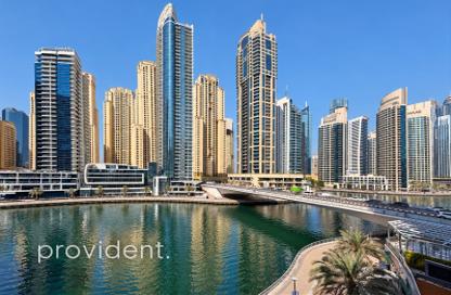 Apartment - Studio - 1 for rent in Orra Harbour Residences and Hotel Apartments - Dubai Marina - Dubai