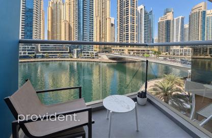 Apartment - Studio - 1 for rent in Orra Harbour Residences and Hotel Apartments - Dubai Marina - Dubai
