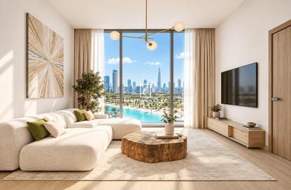 Apartment - 2 - 3 for sale in Azizi Beach Oasis 2 Tower A - Azizi Beach Oasis 2 - Dubai Studio City - Dubai